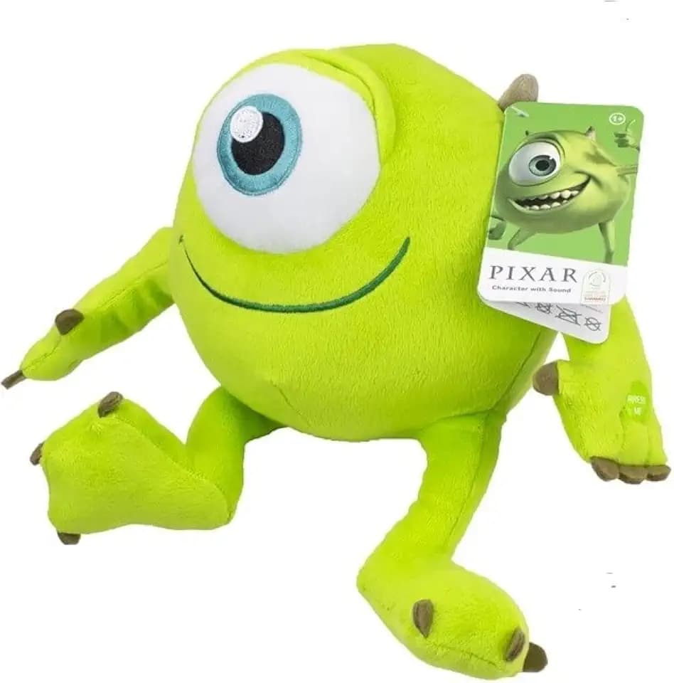 Pixar Monster AG Mike Plüschtier Kuscheltier mit Sound Offiziell Lizenz 26cm