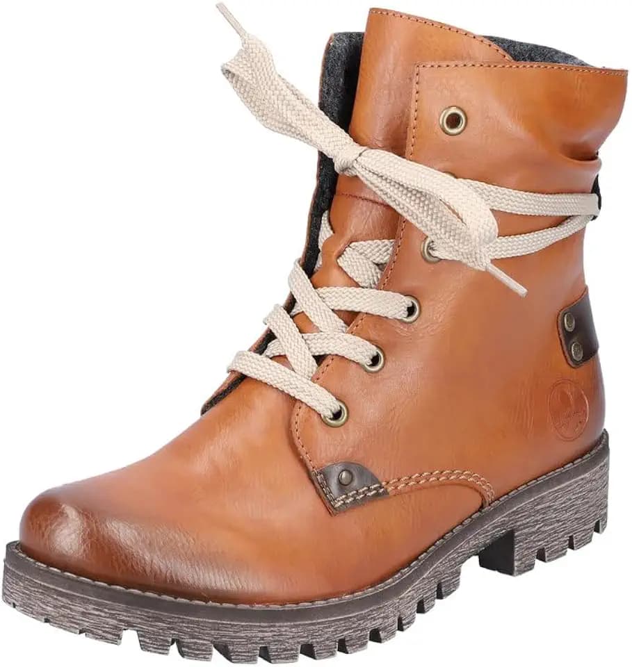 Rieker Damen Schnürstiefeletten 78530, Frauen Stiefeletten