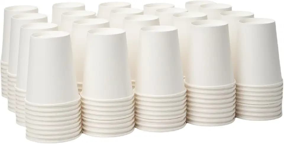 YEEHAW 8 oz 1000 Pack Disposable Paper Coffee Cups