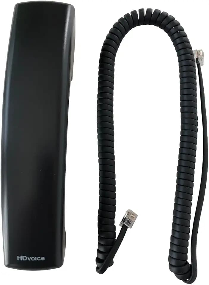 The VoIP Lounge Handset with Cord for Polycom VVX 300 400 500 600 IP Phone