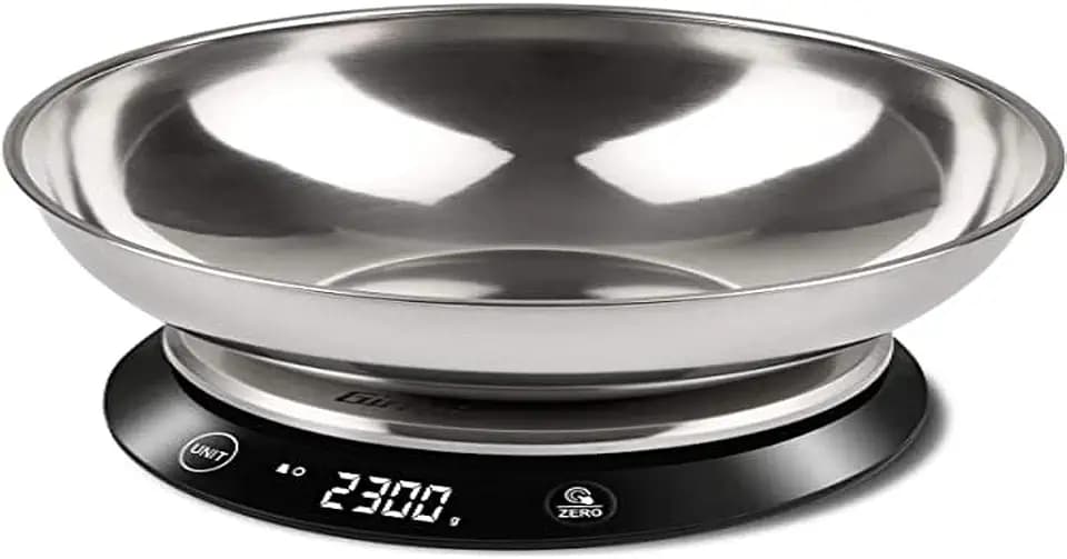 Girmi PS84 Küchenwaage, 5 kg, Edelstahl