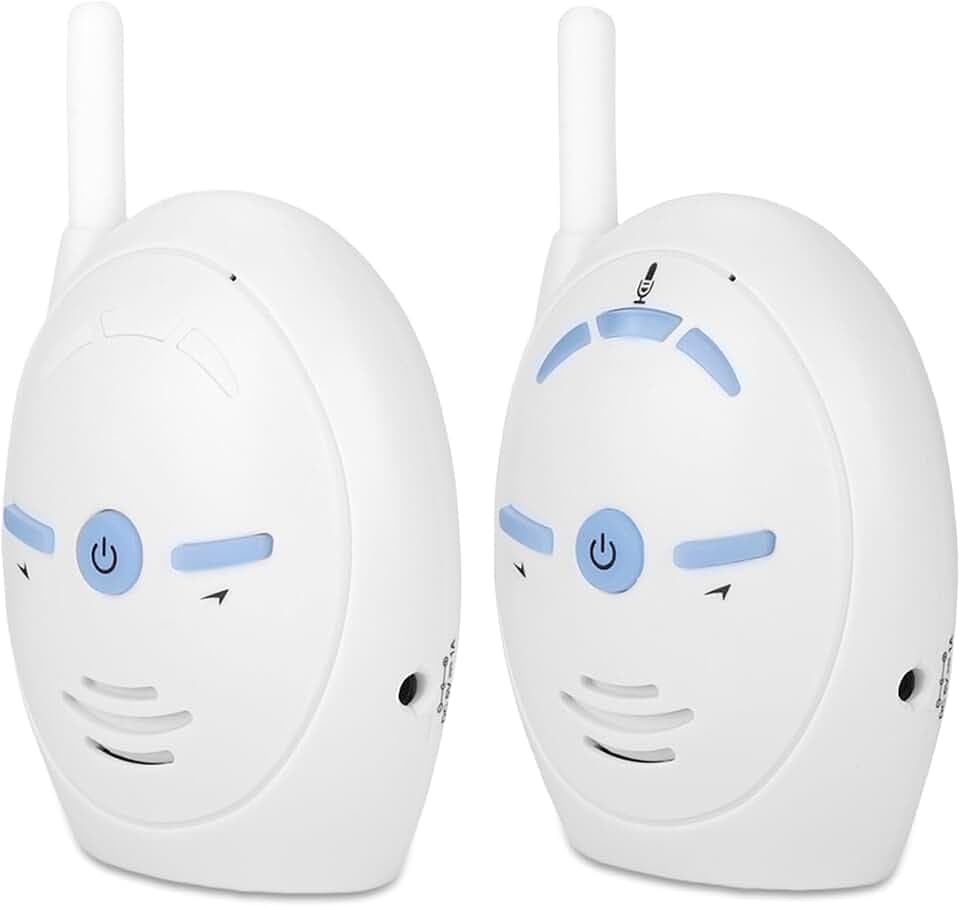 2.4GHz Wireless Digital Audio Baby Monitor – Stable Transmission with Two-Way Talk & High Sensitivity Alerts – Perfect Nanny Intercom Camera for Parents – Easy Setup & 250m Range