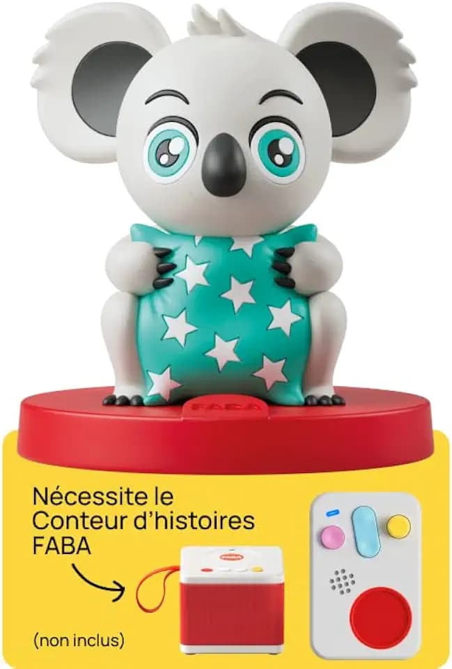 FABA Figur mit Sound der Câls vor dem Schlafen – Lieder – Spielzeug, Lerninhalt, französische Version, Kinder 0 – 3 Jahre