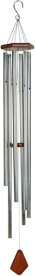 NATURE'S MELODY - Premium Klangspiel, ca. 56 Zoll / ca. 142 cm, silberfarben