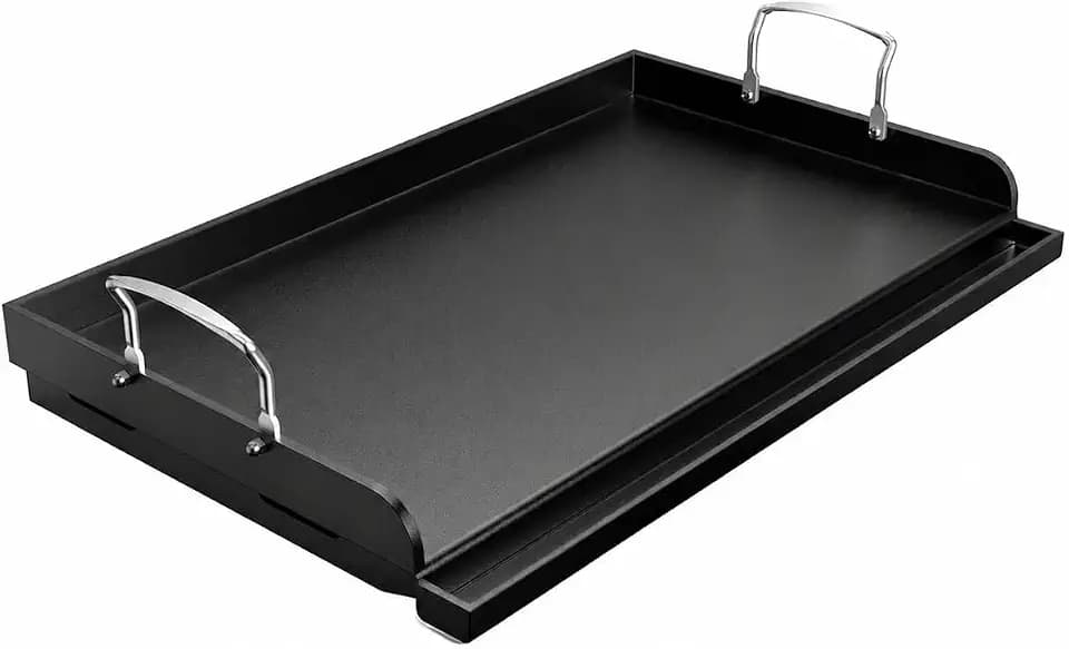 Griddle for Gas Grill Flat Top Grill Griddles Plate 25 x 16 Inch Cast Iron