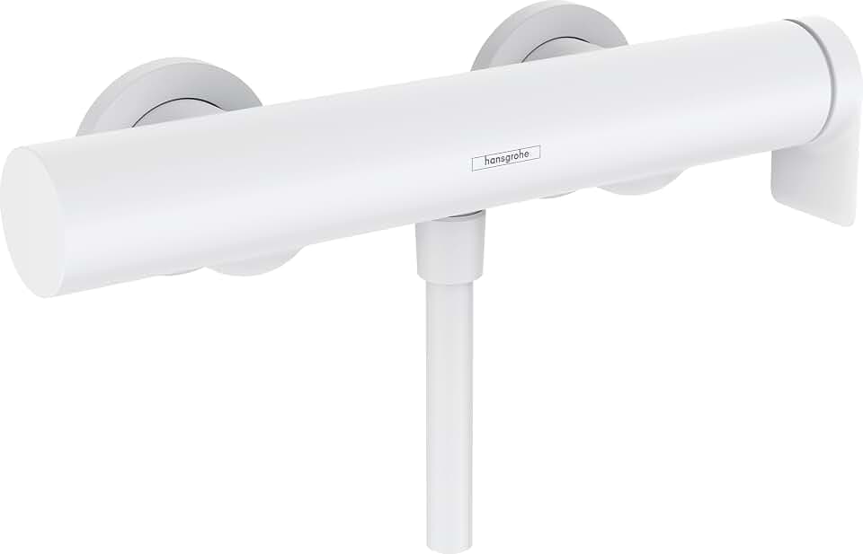 hansgrohe Wannenarmatur Vivenis, Aufputz Badarmatur, Mattweiß
