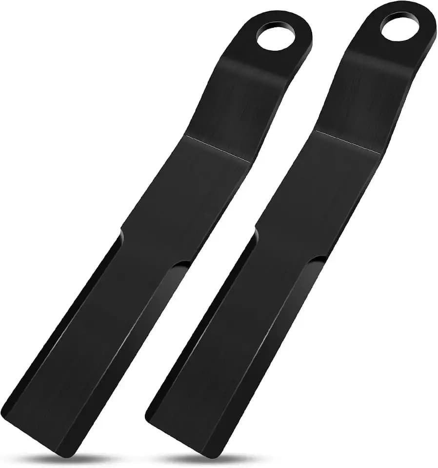 14" x 2-3/8" x 1/4" Rotary Cutter Blades Replacement, Heavy Duty Steel Mower Blades Fit for Bush Hog Bobcat Case CAT John Deere Kubota, 2 Pack