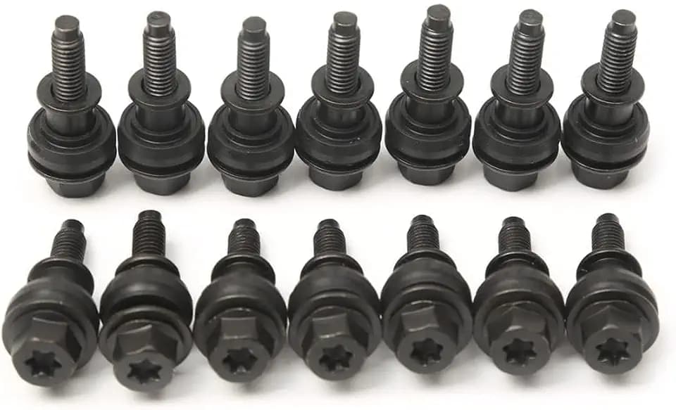 06J103831 14x Engine Valve Cover Bolts Kit Replacement for VW Golf Jetta Passat Eos Tiguan Beetle Audi A1 A3 A4 A5 A6 A7 Q3 Q5 Q7 TT Seat Skoda CCTA CAEB 06J103831C(06J103831A-14PCS)