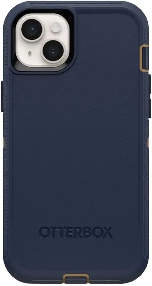 OtterBox iPhone 14 & iPhone 13 (Only) - Defender Series Case - Blue Suede Shoes - Rugged & Durable - with Port Protection - Case Only - Non-Retail Packaging