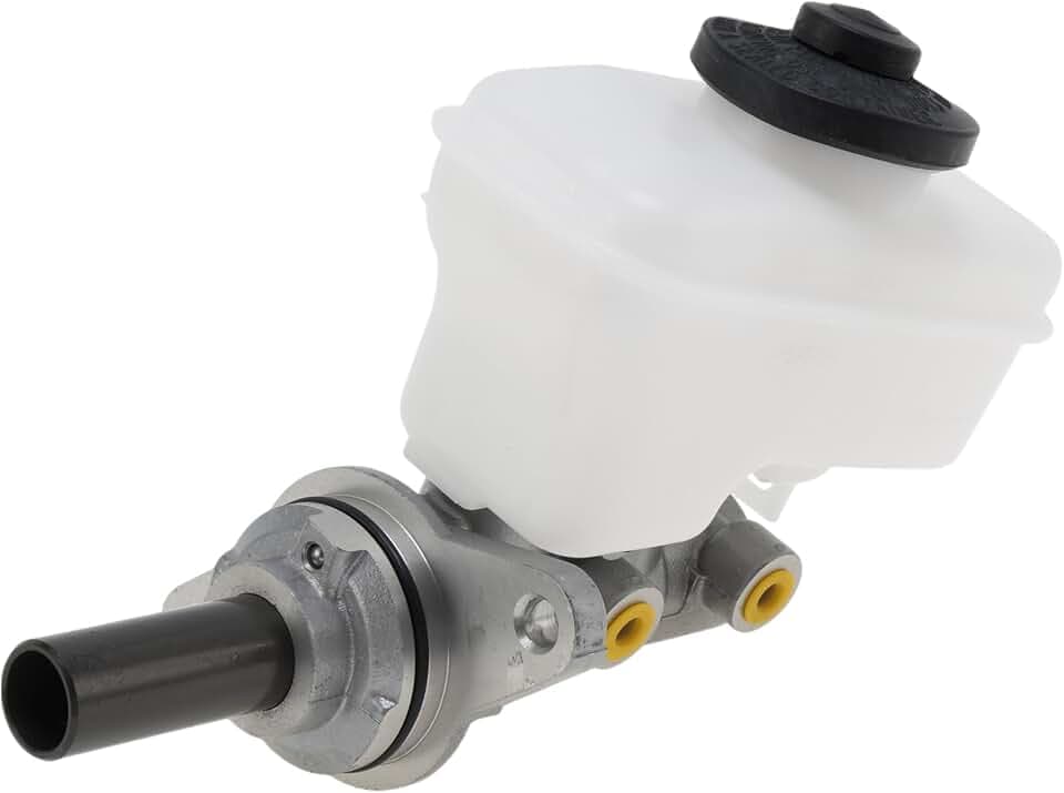Brake Master Cylinder with Reservoir No.472010N020 for TOYOTA REIZ 2010-2017 Hydraulic Master Cylinder Silver Tone White Aluminum Alloy Plastic 1 Pcs