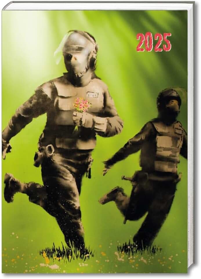 Banksy 2025 – Tischkalender: Original Gifted Stationery-Desk Diary [Wochenkalender]
