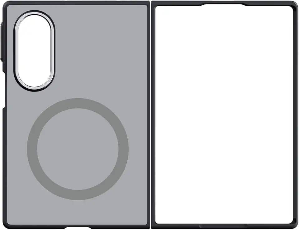 Samsung Galaxy Z Fold8 Mirror Magnet Case, Silver