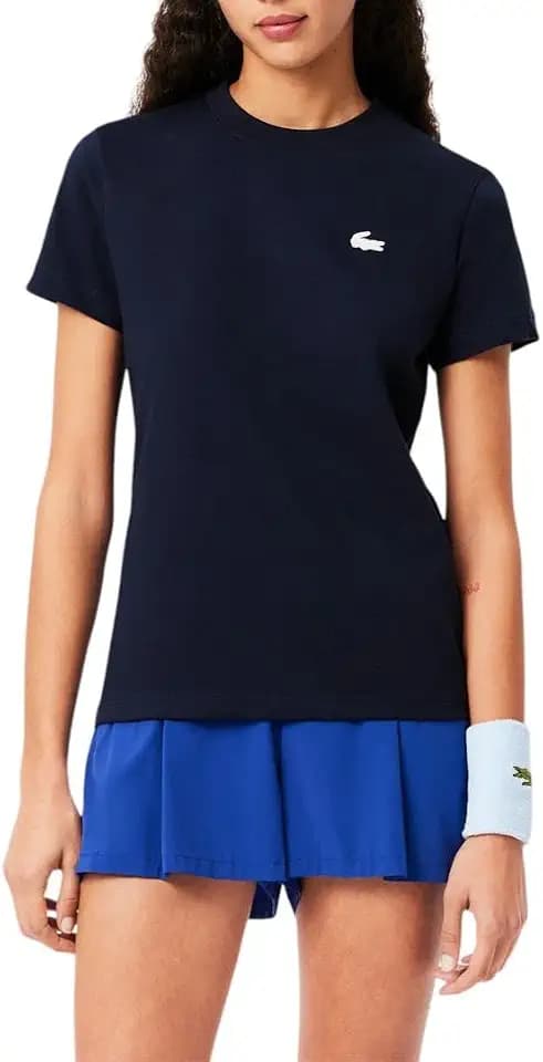 Lacoste Women's Sport Ultra Dry Technical Cotton Sport T-Shirt