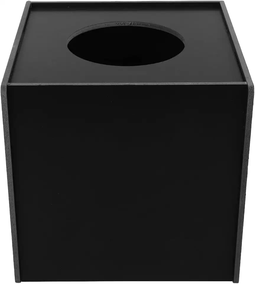 Luxshiny Schwarz Losbox Tombola Box Blickdichte Verlosungsbox Spendenbox