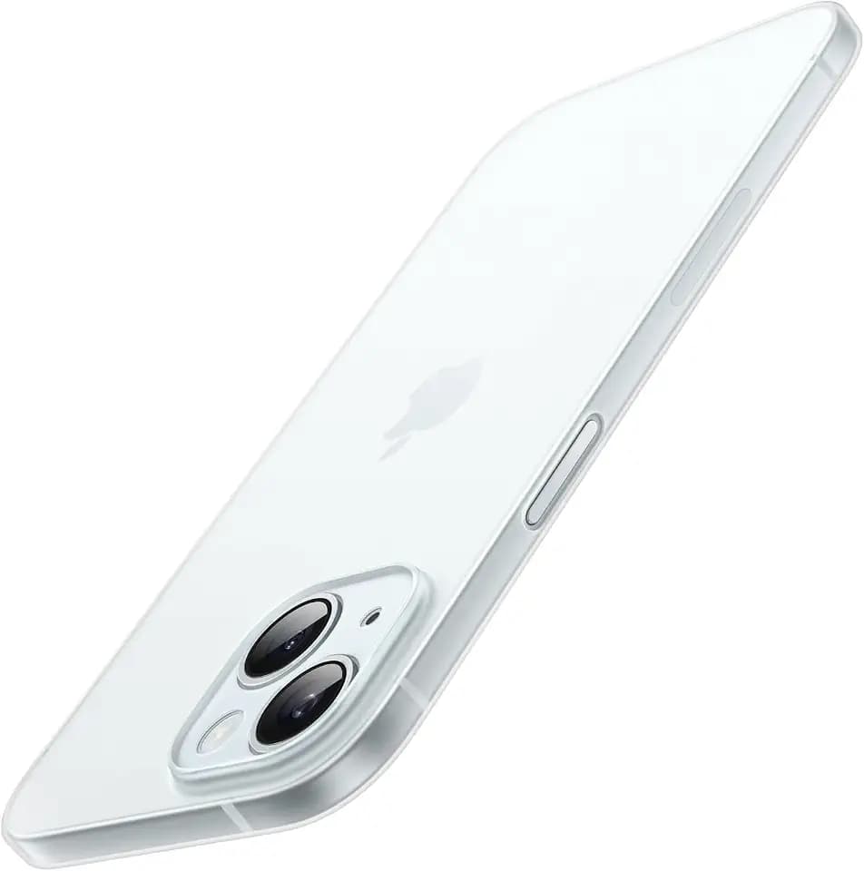 JETech Ultra Slim Case for iPhone 15, Frosted Clear