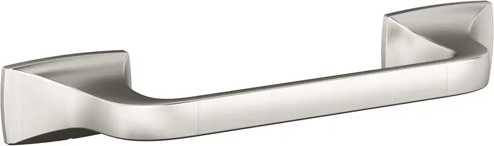 Amerock Highland Ridge Brushed Nickel 9 inch (229 mm) Center-to-Center Towel Bar, BH36015G10