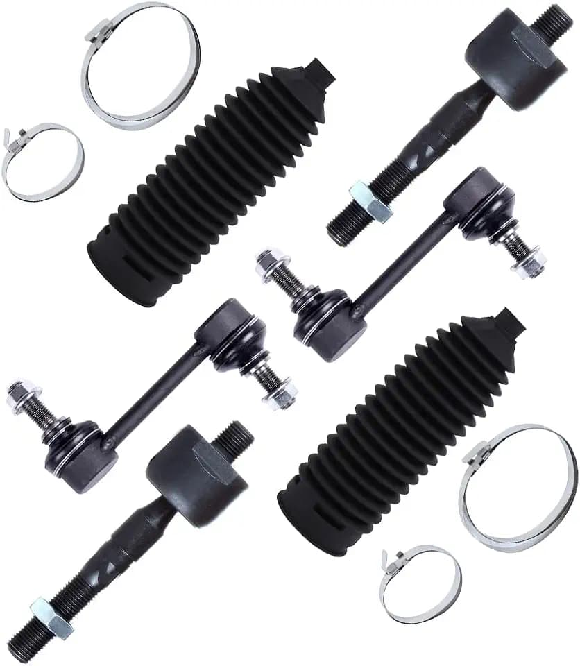 SCITOO 6pcs Front Tie Rod Kit Fits 2005-2012 for Acura RL