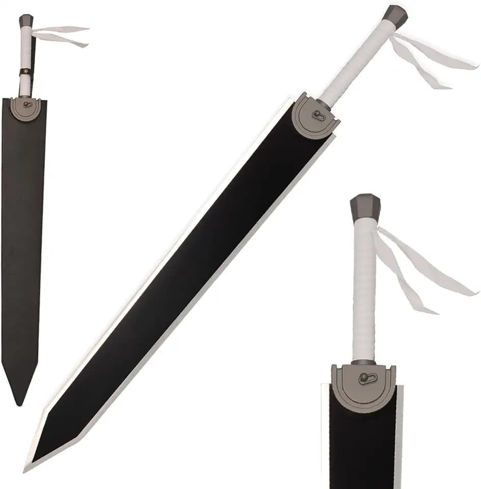 125cm Anime Berserker Guts Sword All MetalDragon Slayer Large Steel Sword with Carry Bag,for Cosplay,Collection,Display