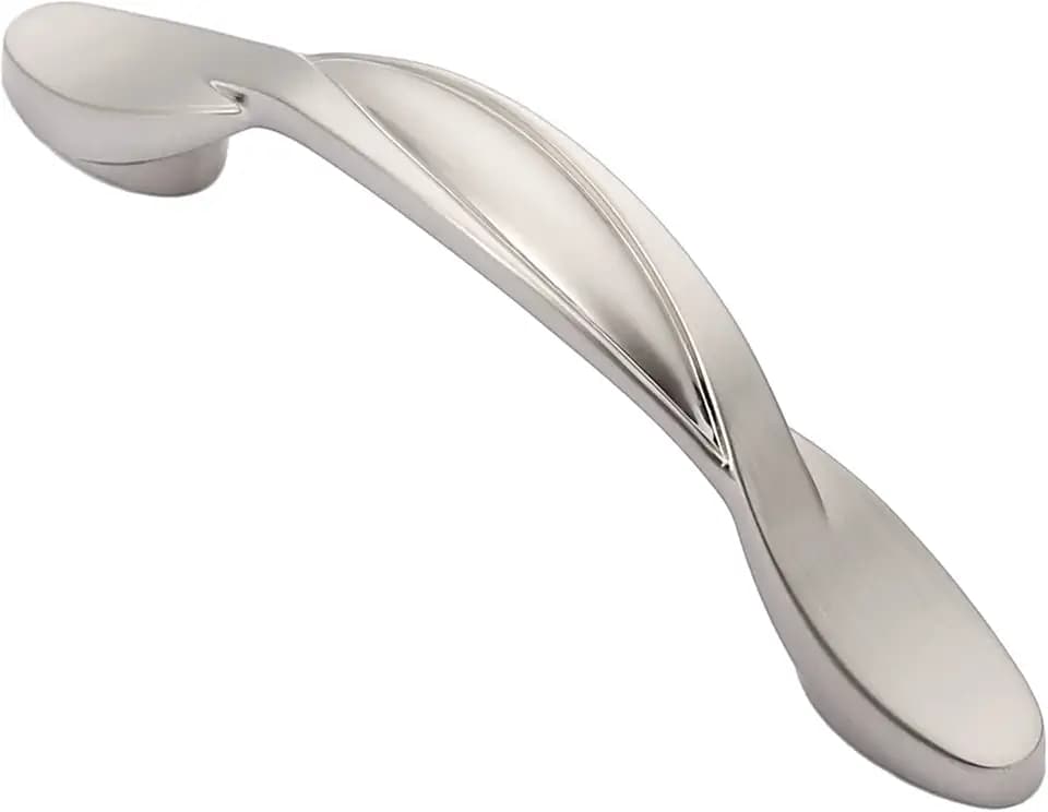 Alzassbg 3" Brushed Satin Nickel Cabinet Pulls 10 Pack, AL3027SN