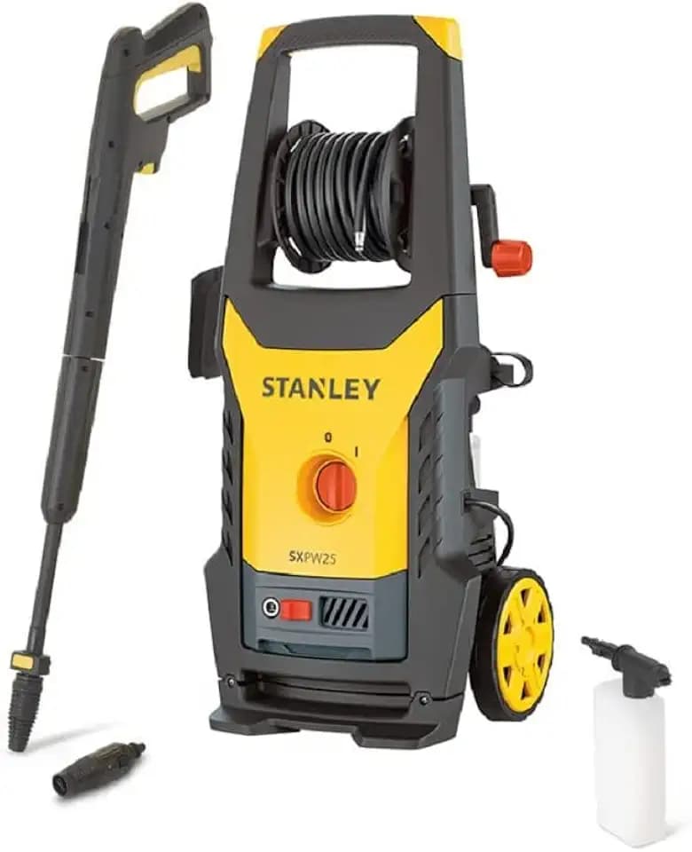 Stanley Hochdruckreiniger SXPW25E (2500 W, 170 bar, 500 l/h) Gelb/Schwarz