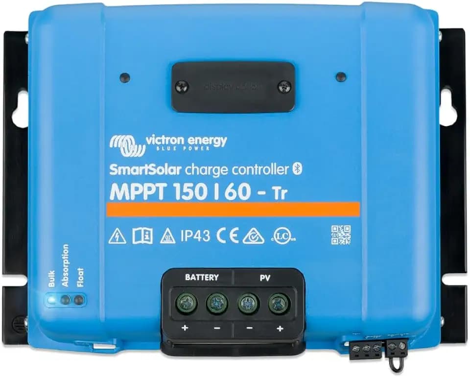 Victron Energy SmartSolar MPPT Tr Laderegler (Bluetooth) - Solar Laderegler - 150V 60 Amp 12/24/36/48-Volt