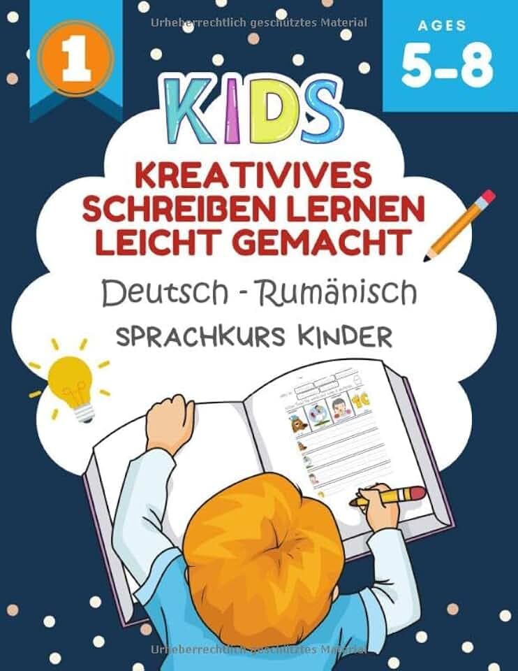 Kreativives Schreiben Lernen Leicht Gemacht Deutsch - Rumänisch Sprachkurs Kinder: Ich kann einige kurze Sätze lesen und schreiben kinderbücher 5-8 jahre. Creative writing prompts for kids