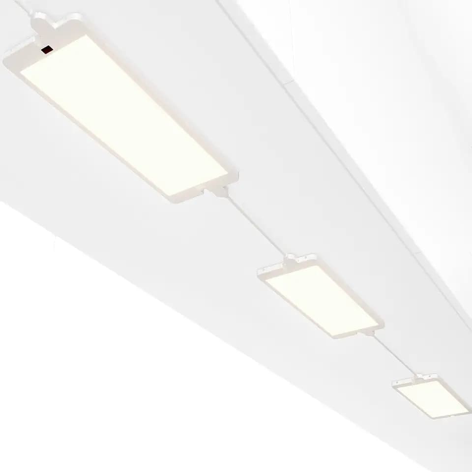 LED Unterbauleuchte Unterschrank Küche Lampe Flach Dimmbar für Küchenschrank Arbeitsplatte Küche, 3er Anschließbare Lampen mit Berührungsloser Schalter, 230V, 5 Beleuchtungsfarb Modi