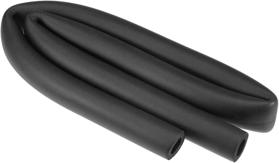 QUARKZMAN Schaumstoff Griff Schlauch Flexibel 18mm x 30mm 1m Schwarz