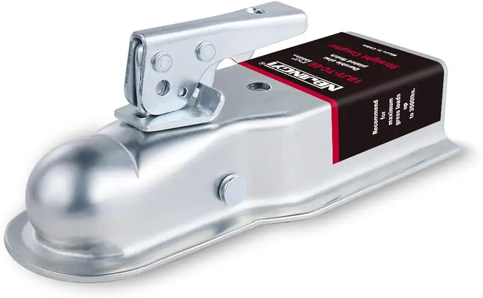 NBJINGYI Straight Trailer Coupler for 2" Ball and 3" Channel,3500 lbs