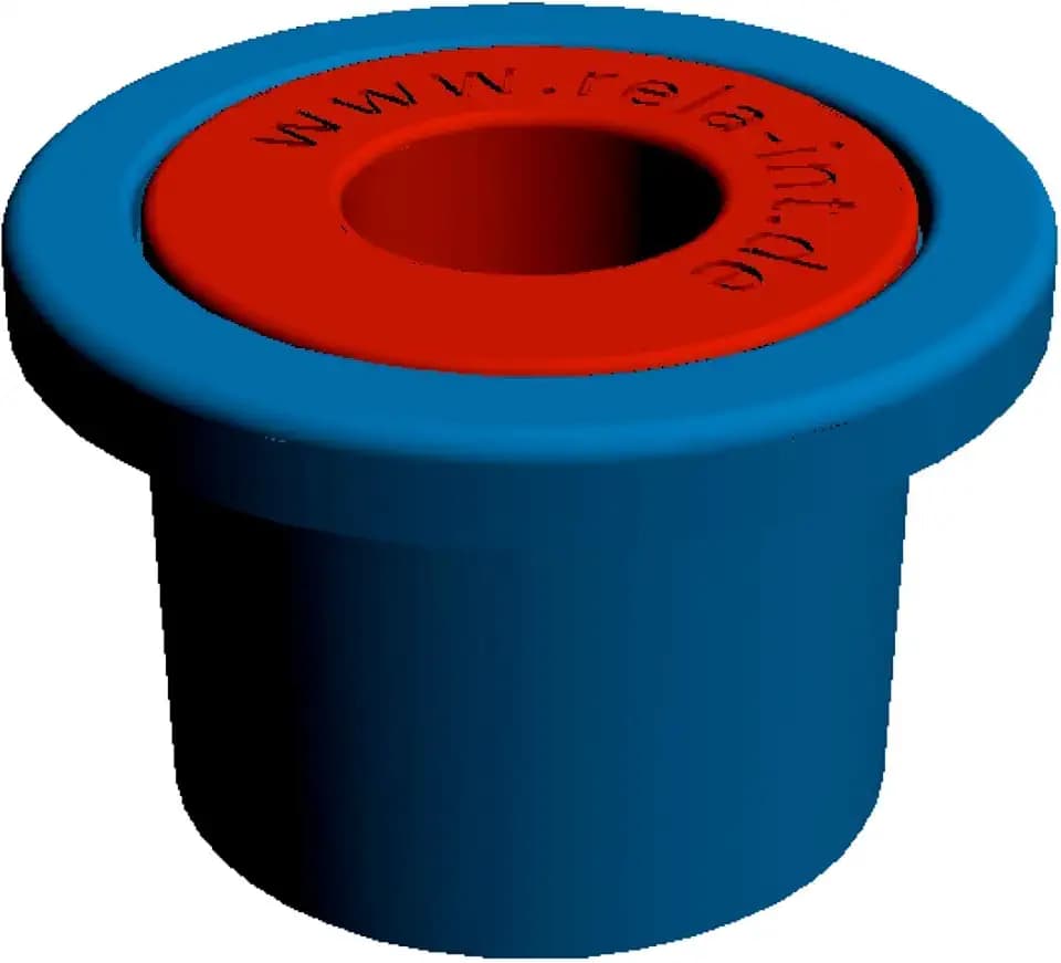 Rela WC-Sitz Stop Einsätze für WC-Sitze gegen Verschieben (6 mm + 8 mm)
