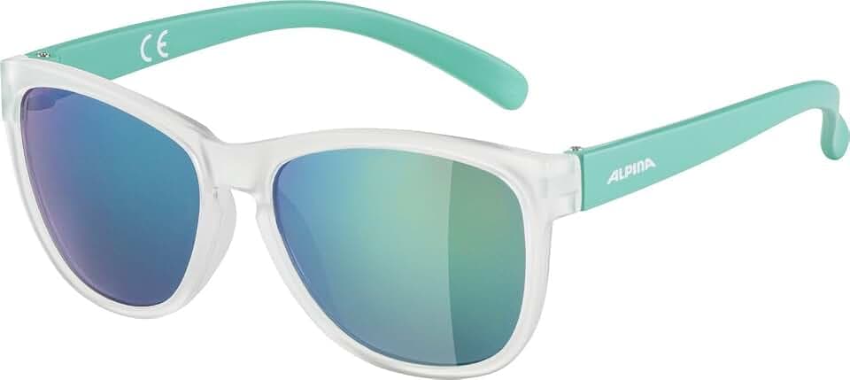 ALPINA LUZY - Verspiegelte und Bruchsichere Sonnenbrille für Kinder, ideal für Alltag und Outdoor, mit UV-A-, B- & -C-Schutz