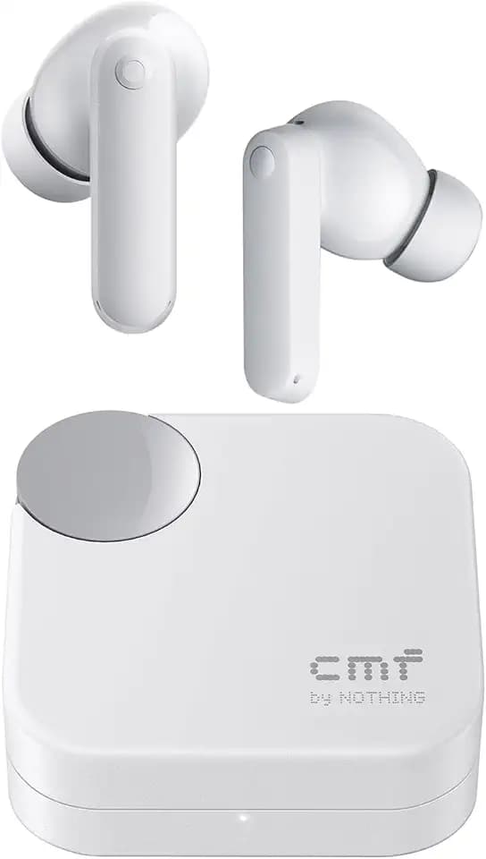 CMF BY NOTHING Buds 2a Wireless Earbuds 2025 New Active Noise Cancelling 42dB Hybrid ANC Bluetooth Headphones, 12.4mm Dynamic Driver for Big Bass, 4Mics Clear Call, Sport Ear Buds for iPhone Android