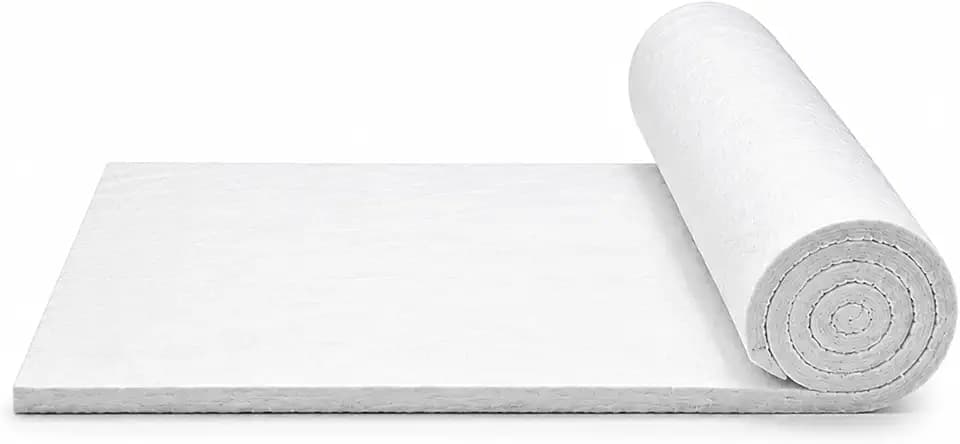 Auspuff Dämmwolle 75x50 cm, 8 mm Stärke, Glasfaser Dämmmatte