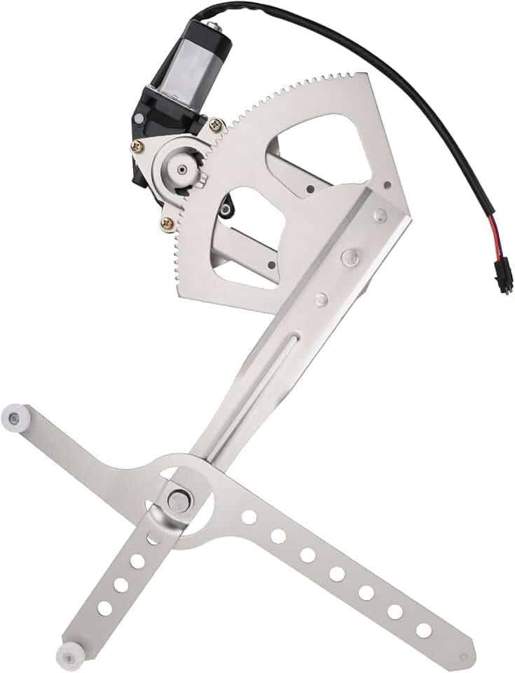 Vurkcy Window Regulator with Motor Front Left Driver Side, Replace 741-655