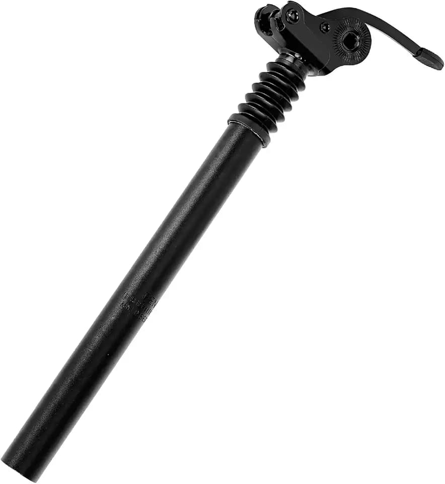 Bicycle Suspension Seat Post, 25.4/27.2/28.6/31.8/33.9mm Alumium Adjustable Seatpost Suspension Seat Post for Most Bicycle Mountain Road Bike MTB MTN BMX Electric Bicycle