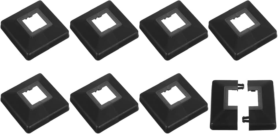 QUARKZMAN Pfostenverkleidung, 8Stk 30x30mm/1.2"x1.2", 88x88mm(Gesamtgröße)