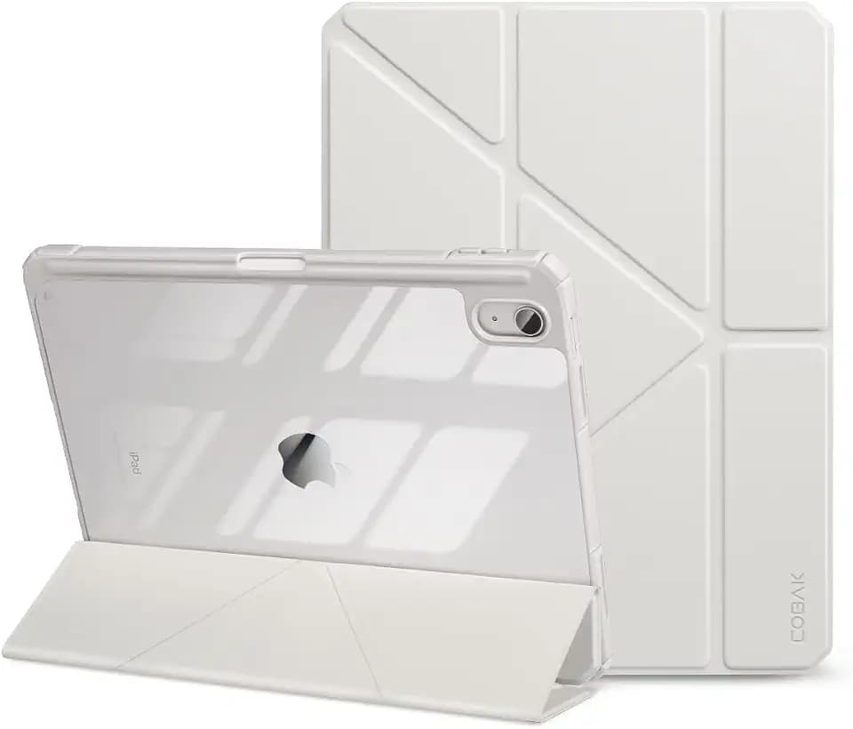 CoBak Case for iPad (A16) 11th Generation 11 Inch 2025, iPad 10th Generation Case 10.9 Inch 2022 - Protective Cover with Multi-Angle Includes Portrait Stand, Pencil Holder and Auto Wake/Sleep, Lilac