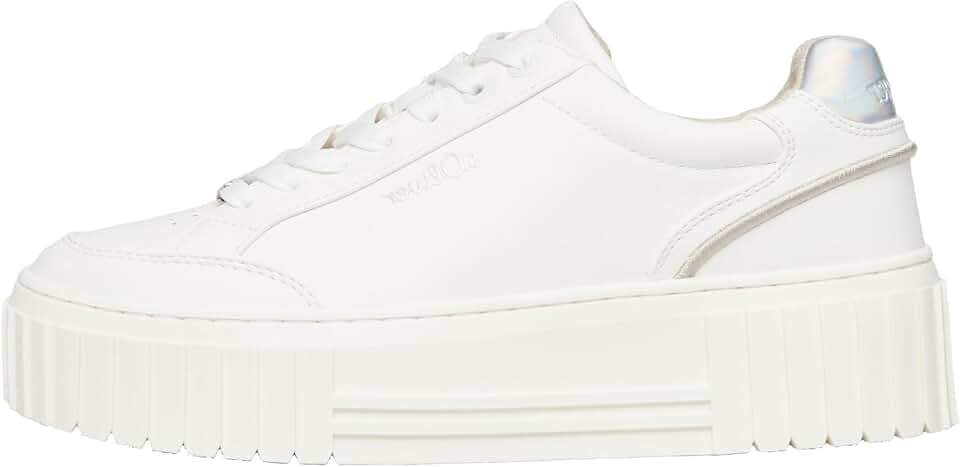 s.Oliver Sneaker mit Plateau-Sohle und Leo-Detail