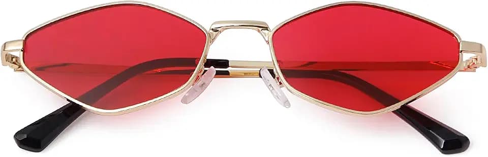 Hexagon Sunglasses for Women Men,Trendy Retro Geometric Shades