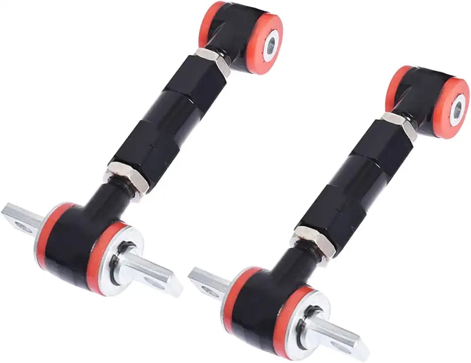 WFLNHB Black Adjustable Racing Rear Suspension Camber Control Arms Kit