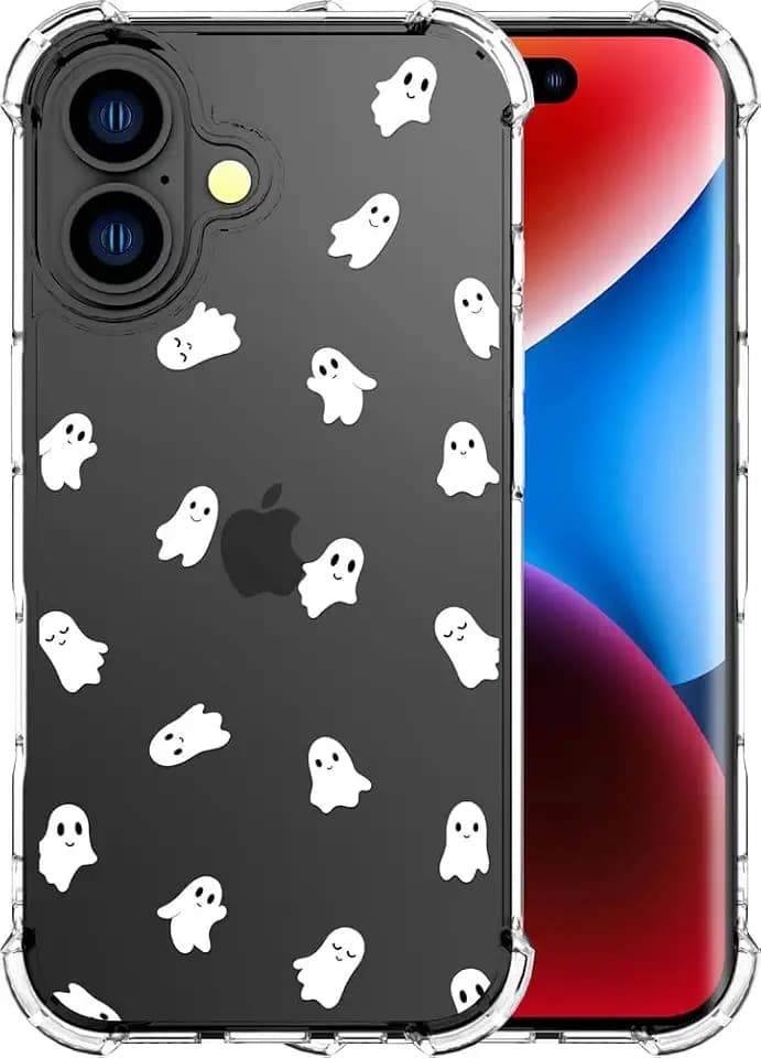 for iPhone 17 Case - Clear Ghost Halloween