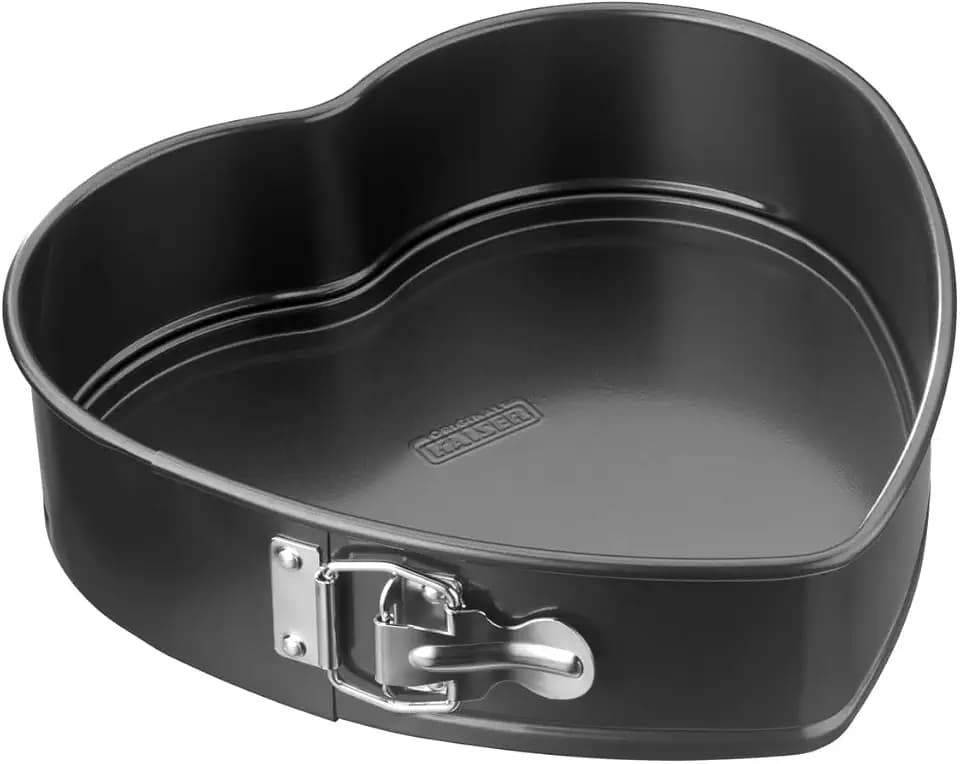 Springform Herz Classic - 26 cm, Schwarz