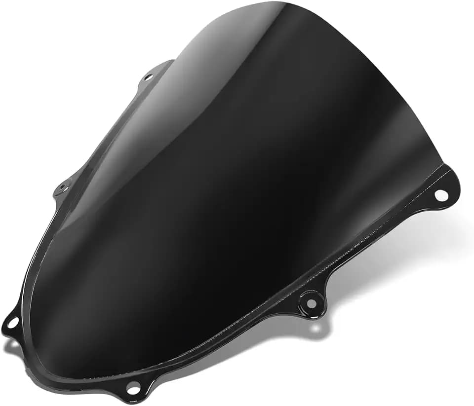 Huggkey Motorcycle Double Bubble Racing Windscreen for GSXR1000 17-22