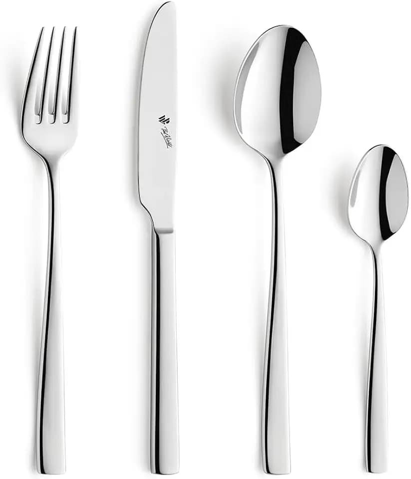Paul Wirths PURE Besteck-Set 24-tlg, 6 Personen, 18/10 Edelstahl