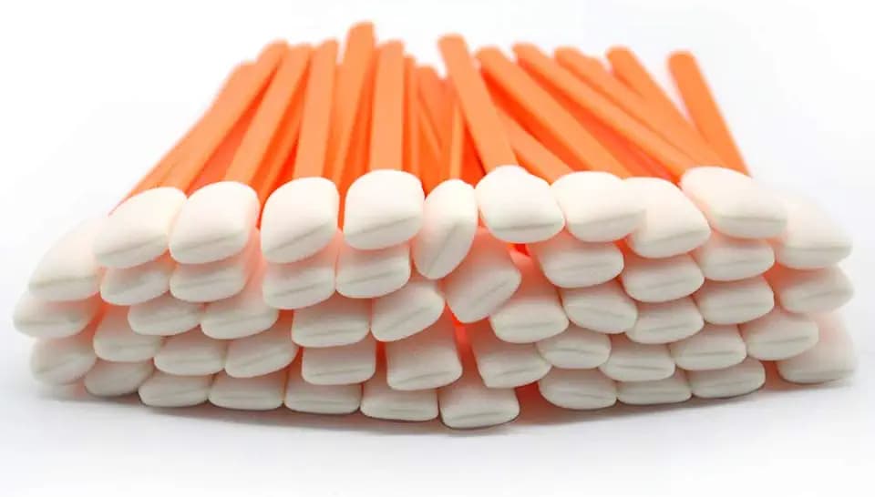  Wellgler's 5.11" Foam Cleaning swabs,lint Free Foam Swab,for Electronics, Cameras, Optical Lenses or Inkjet Printers,DTF Printhead Cleaning（50pcs）