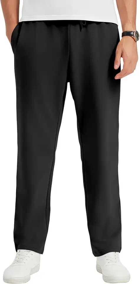 Idtswch 32/34/36/38/40 Inseam Mens Tall Open Bottom Sweatpants Yoga Pants