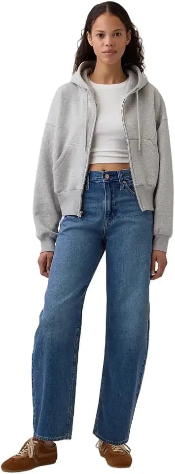 GAP Women's High Rise Barrel Denim Jean