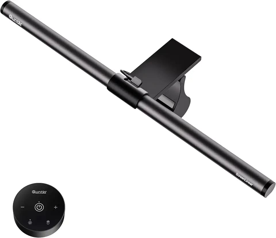 Quntis Monitor Lampe 41cm Monitor Light Bar Fernbedienung Blendfrei Grau