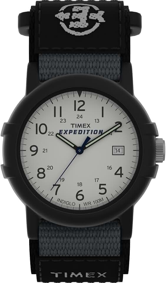 Timex Men's Expedition Camper Nylon/Leather Strap Watch