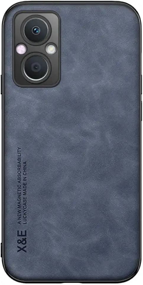 Kepuch Silklike Case for Oneplus Nord N20 - Cover Bumper Built-in Metal Plate for Oneplus Nord N20 - Blue